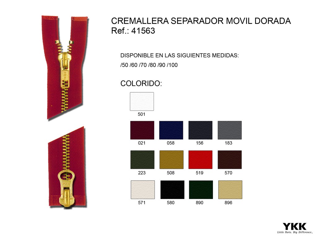 Cremallera 41563