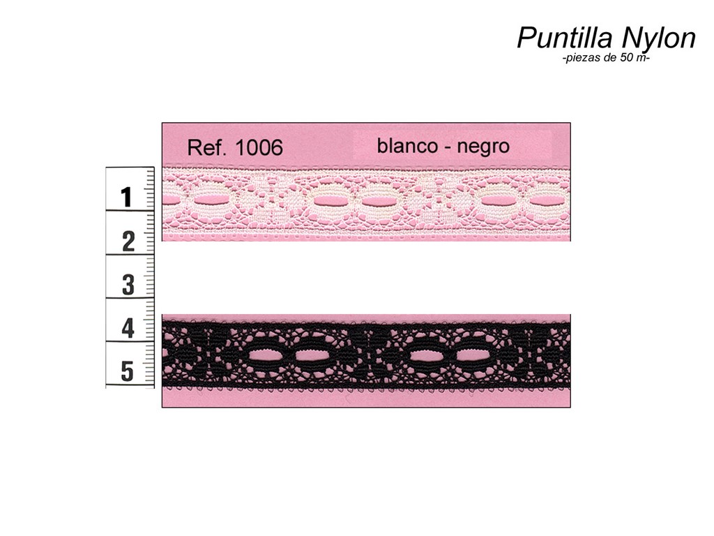 Puntilla nylon lisa 1006