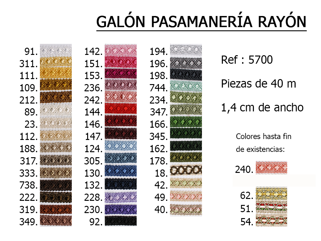 Galon Rayon 5700