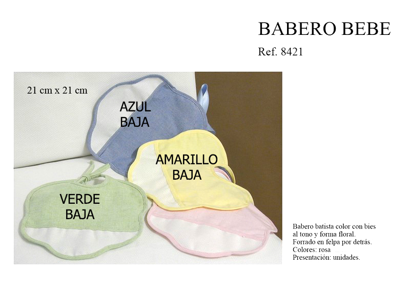 Babero 8421