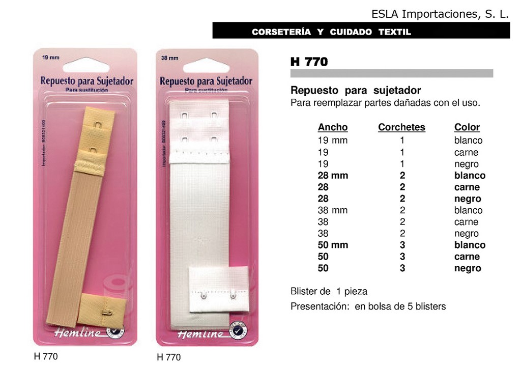 Esla Importaciones: Somos distribuidores de Corsetería