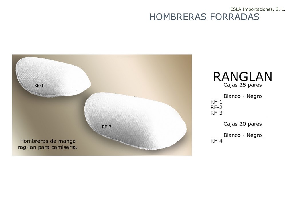 HOMBRERA FORRADA RANGLAN RF-1 RF-2 RF-3 RF-4