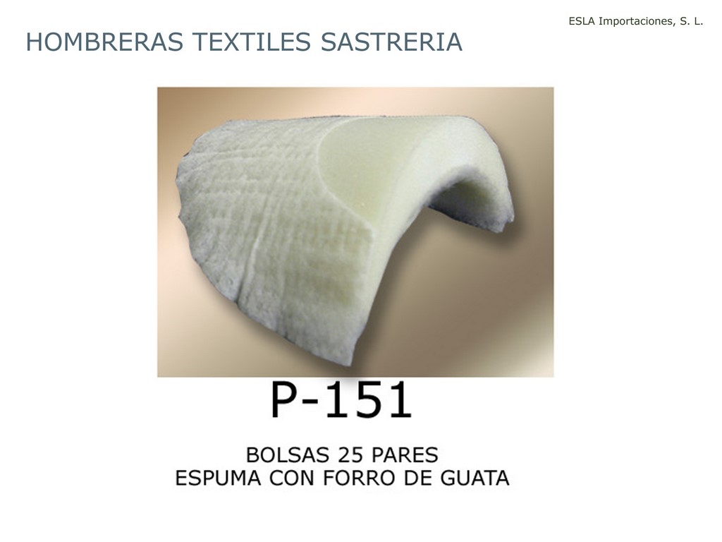 Hombrera textil sastreria P-151