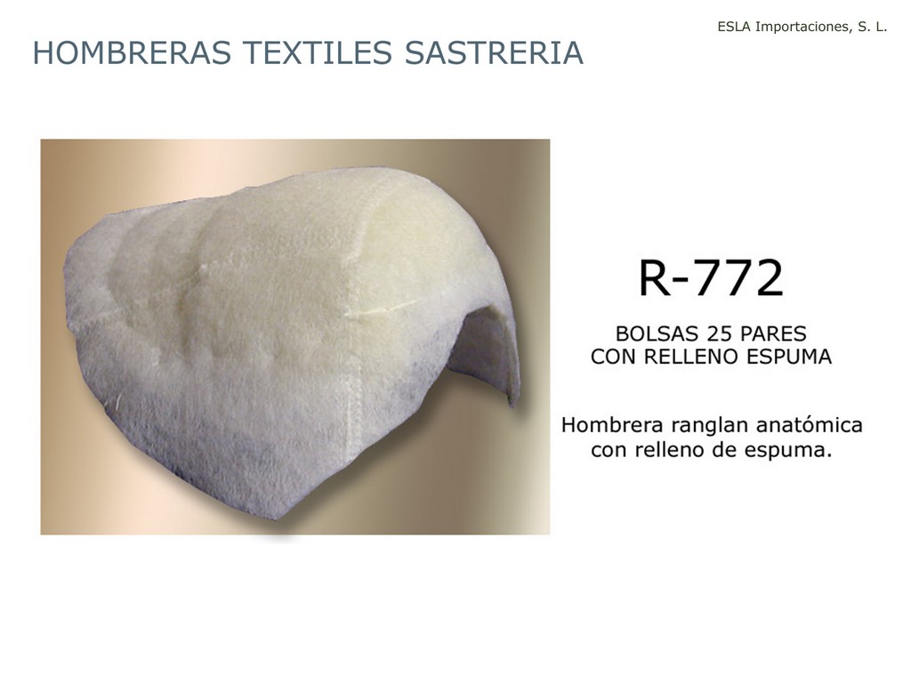 Hombrera textil sastreria R-772