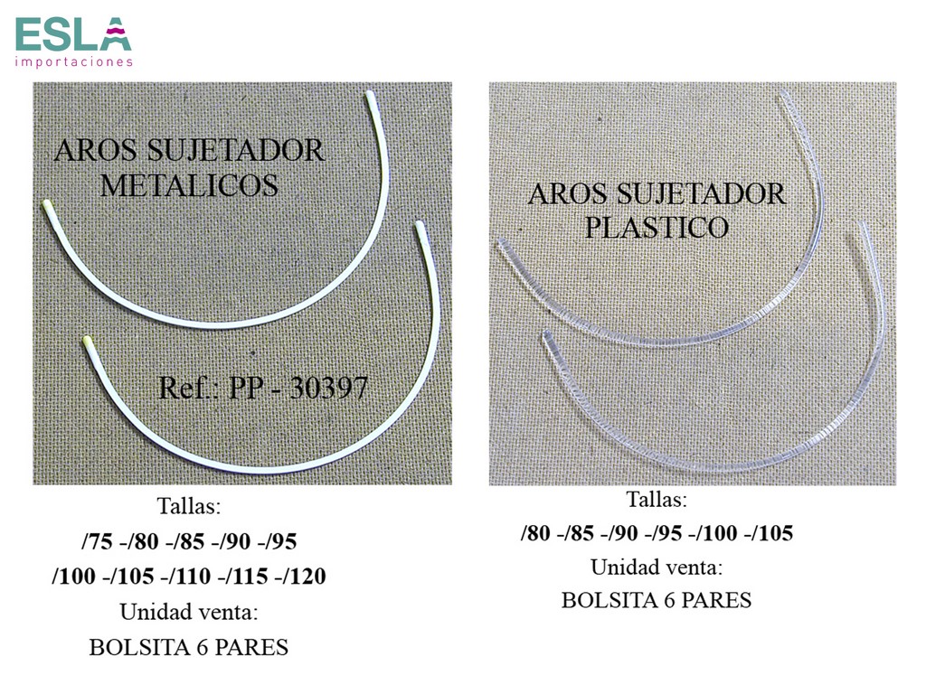 AROS SUJETADOR METAL Y PLASTICO PP-30397