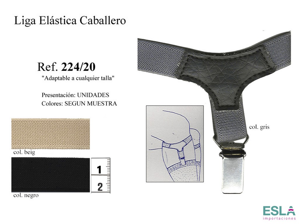 LIGA ELASTICA CABALLERO 224