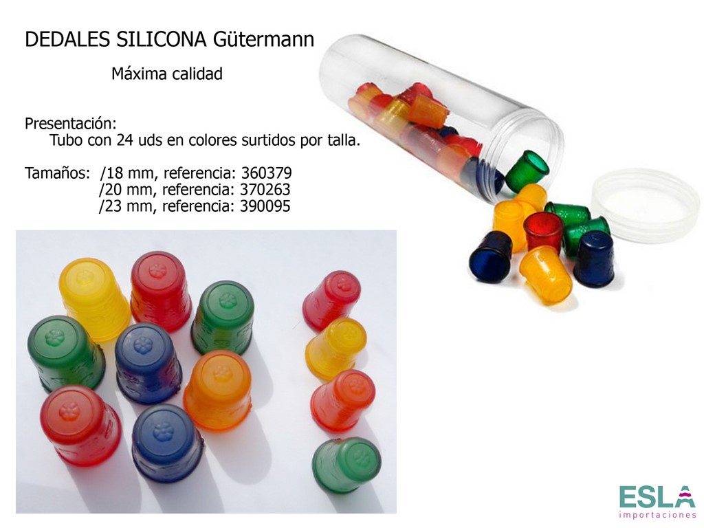 Esla Importaciones: Somos distribuidores de DEDALES SILICONA EN TUBO