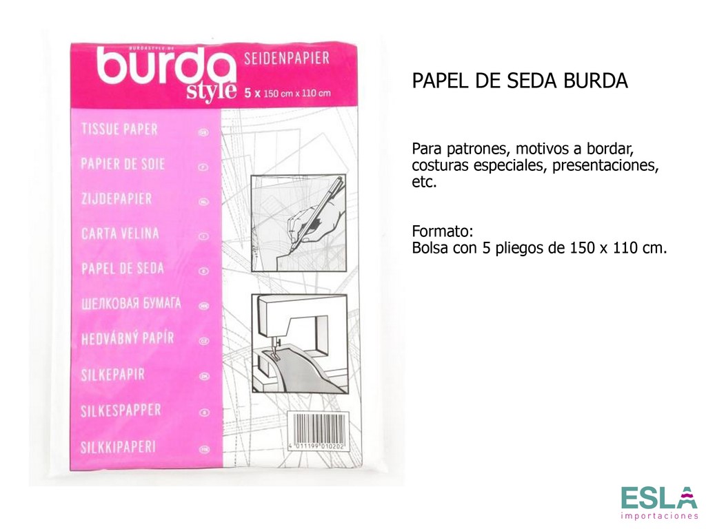 PAPEL SEDA BURDA