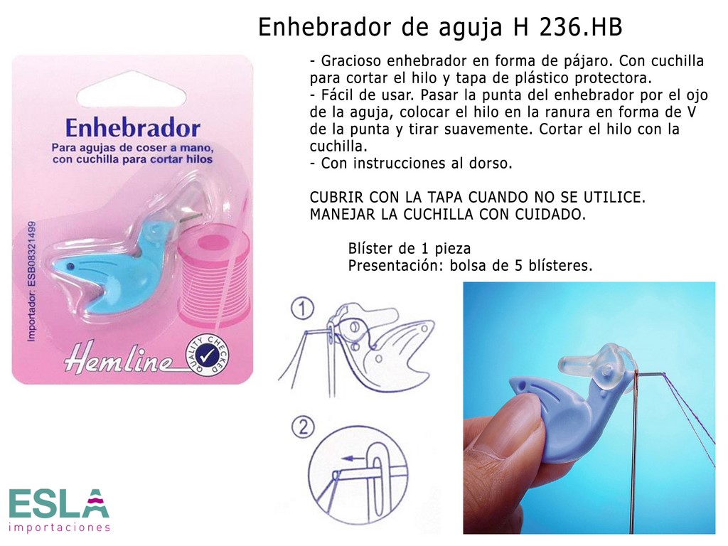 ENHEBRADOR AGUJA PAJARO H 236.HB