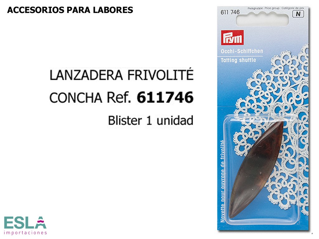 LANZADERA FRIVOLITE CONCHA 611746