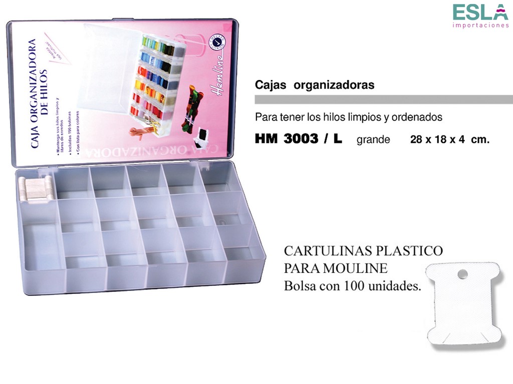 Esla Importaciones: Somos distribuidores de CAJA ORGANIZADORA PARA HILOS DE  BORDAR