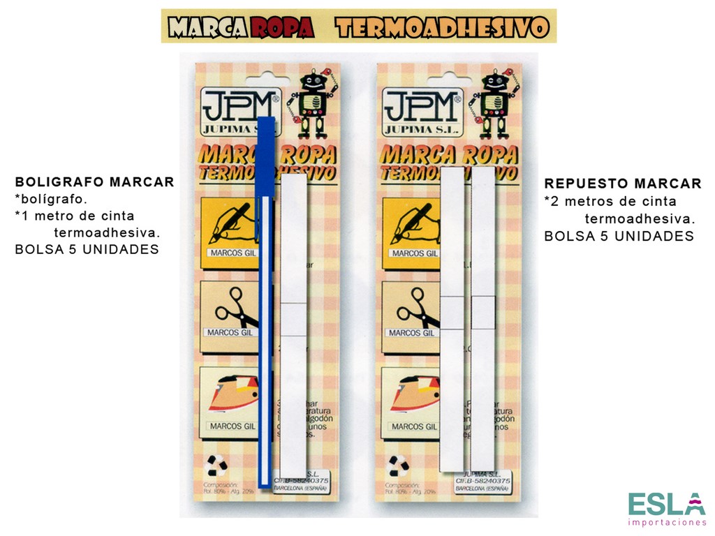 Cinta Y Boli Para Marcar Ropa