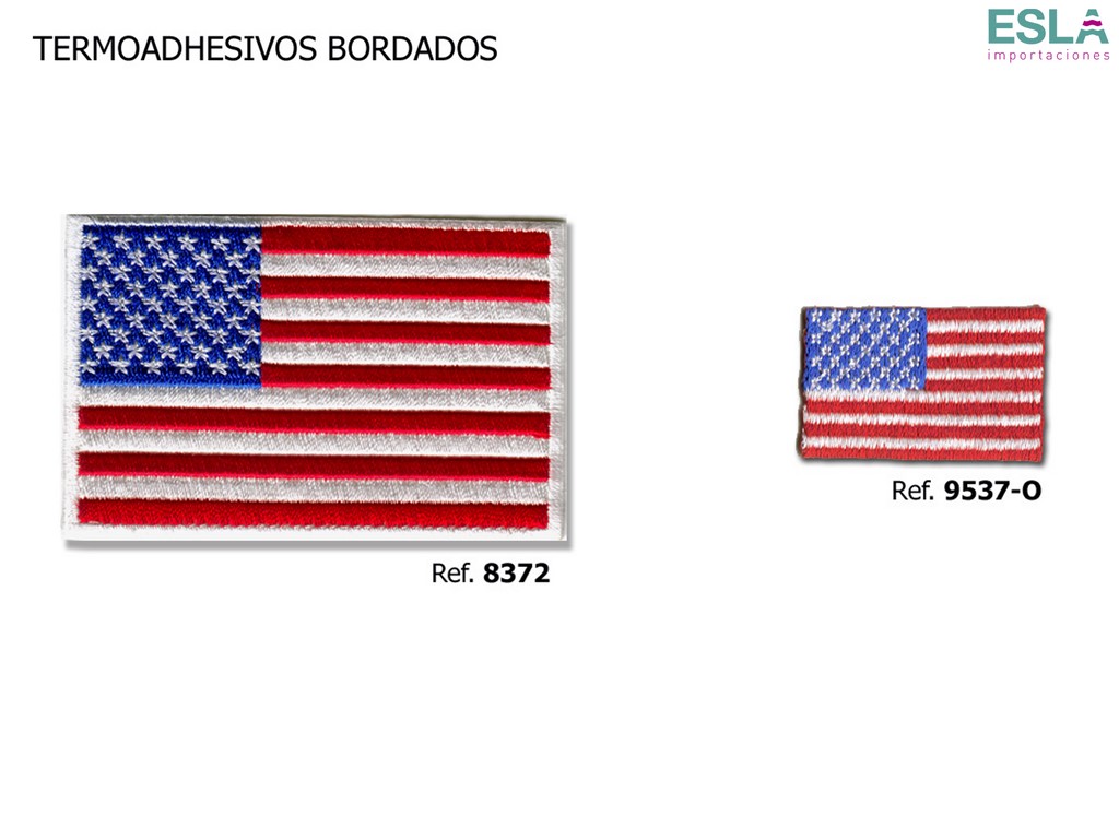 TERMOADHESIVO BORDADO ESTADOS UNIDOS 8372 ; 9537-O