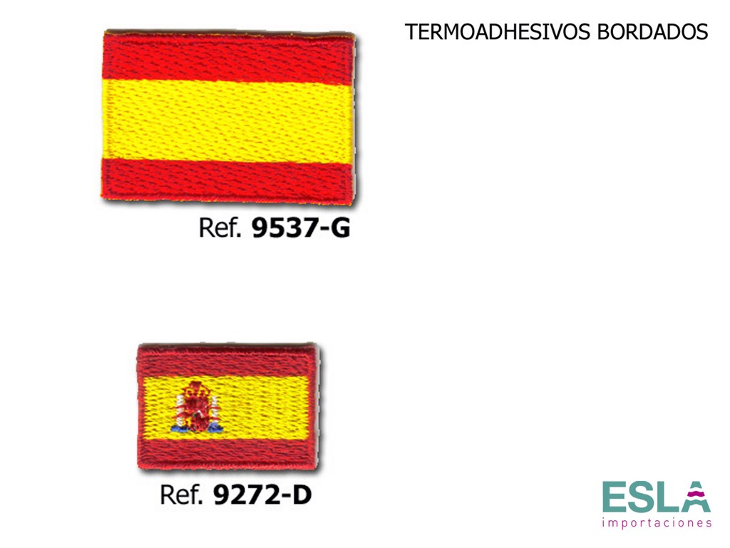 TERMOADHESIVO BORDADO BANDERA ESPANA 9272-D , 9537-G