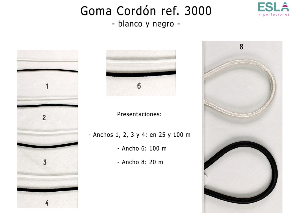 GOMA CORDON B-N 3000