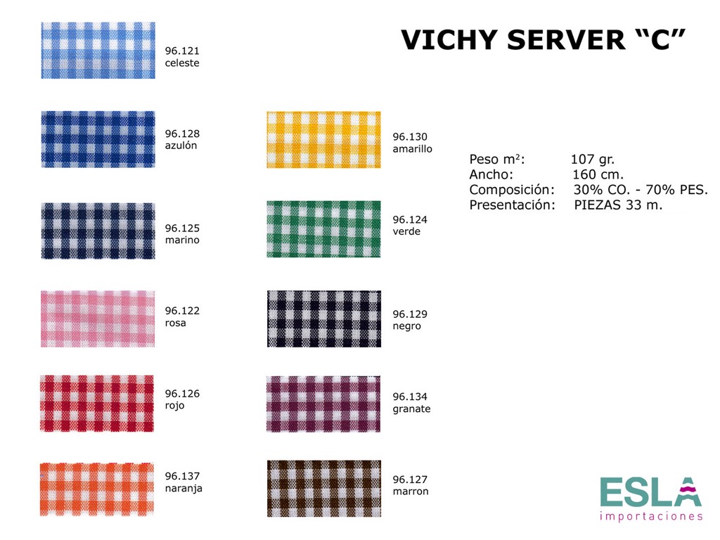 TELA VICHY SERVER C