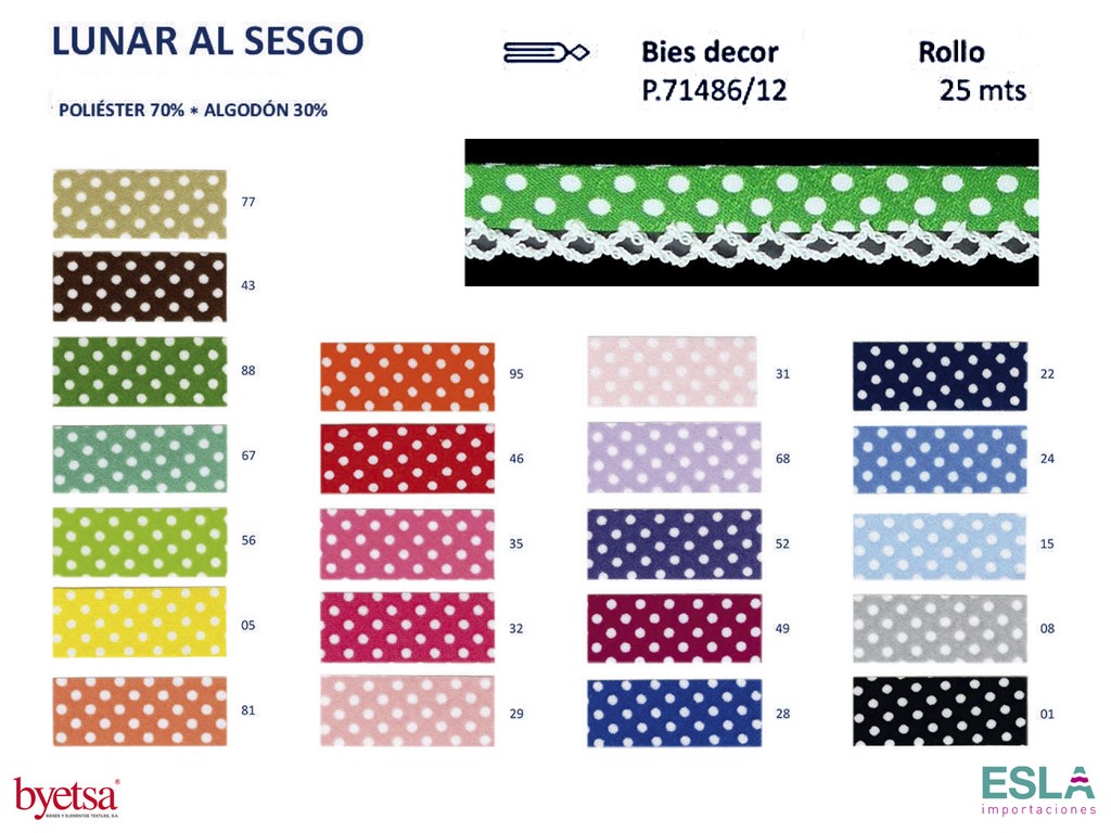 BIES 71486 LUNAR AL SESGO DECOR