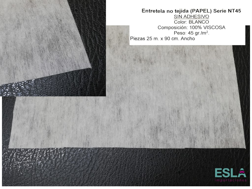 ENTRETELA PAPEL BLANCO NT45