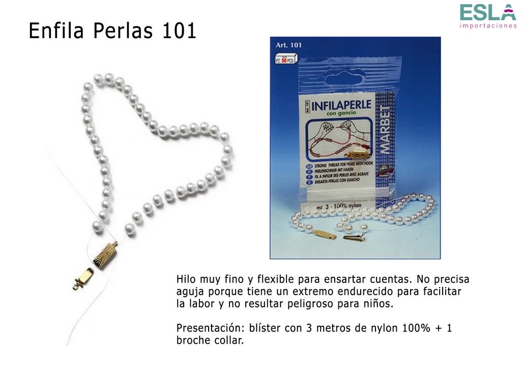 ENFILA PERLAS 101 