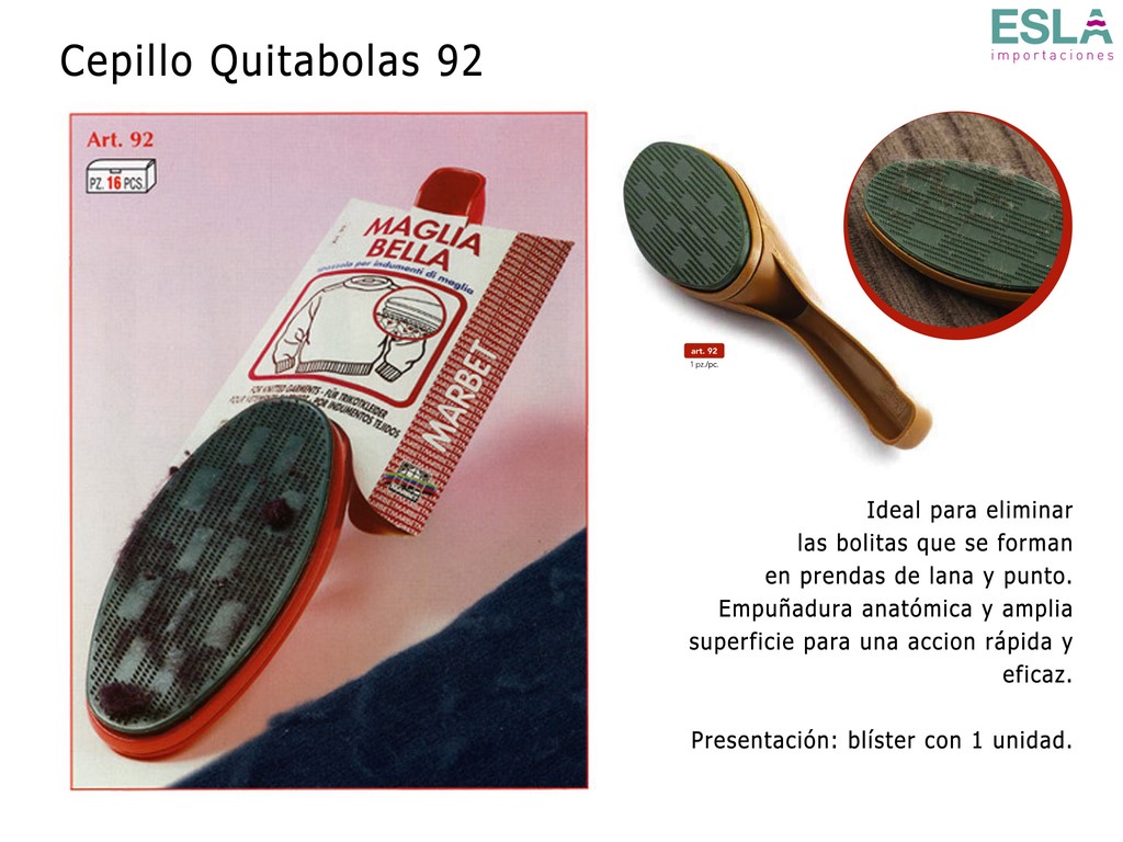 CEPILLO QUITABOLAS 92