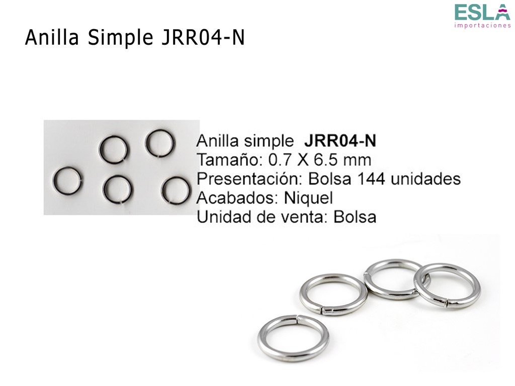 ANILLA SIMPLE JRR04-N