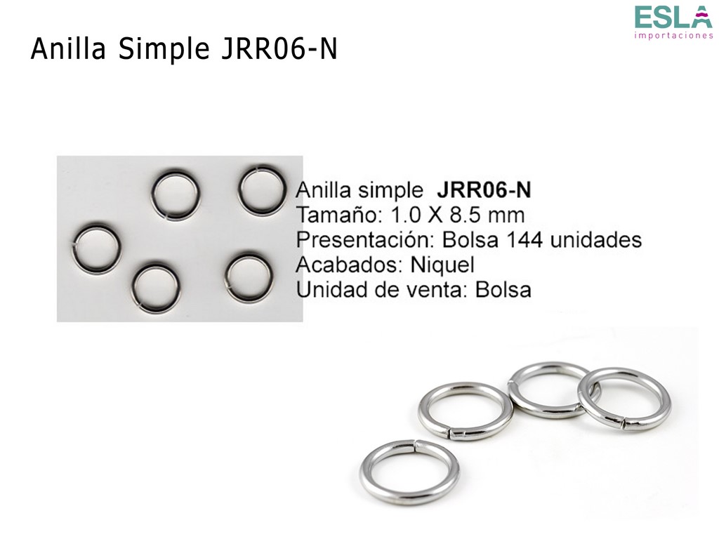 ANILLA SIMPLE JRR06-N