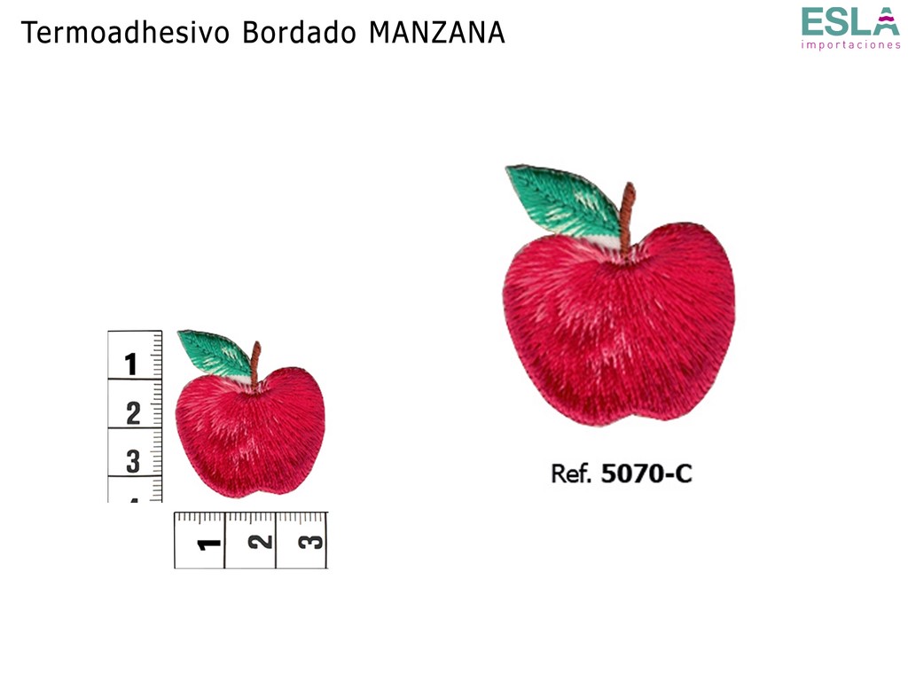 TERMOADHESIVO BORDADO MANZANA 5070-C