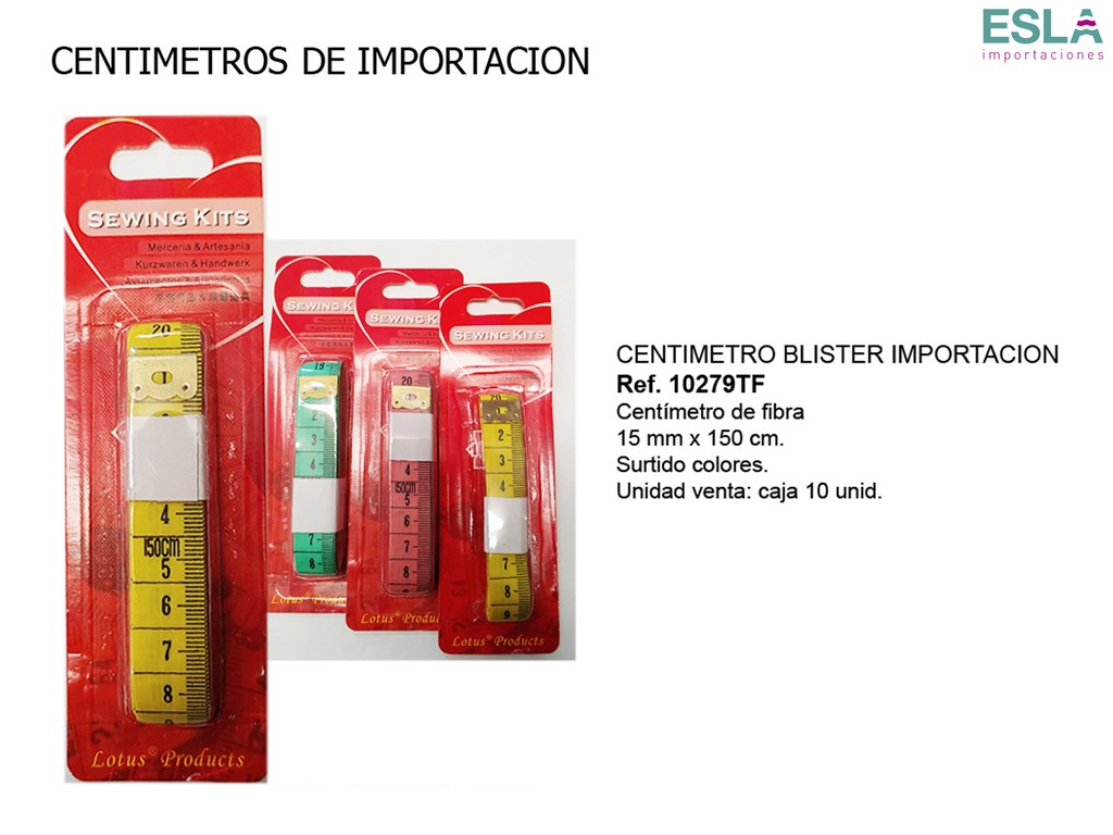 CINTA METRICA BLISTER IMPORTACION 10279TF