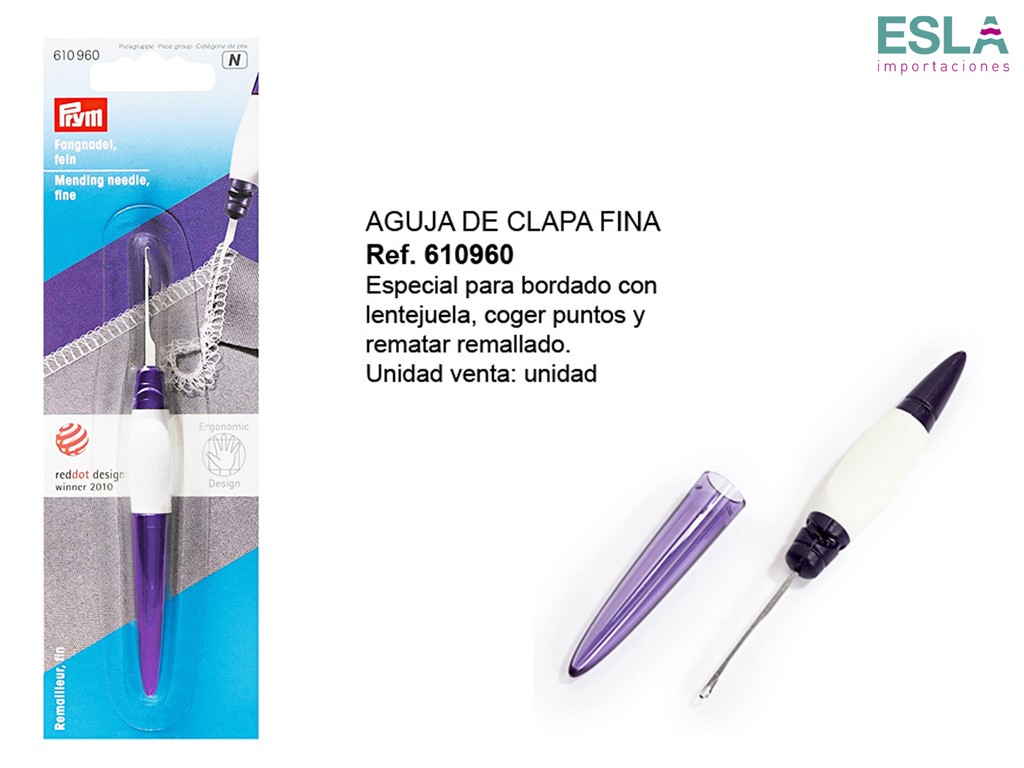 AGUJA DE CLAPA FINA 610960