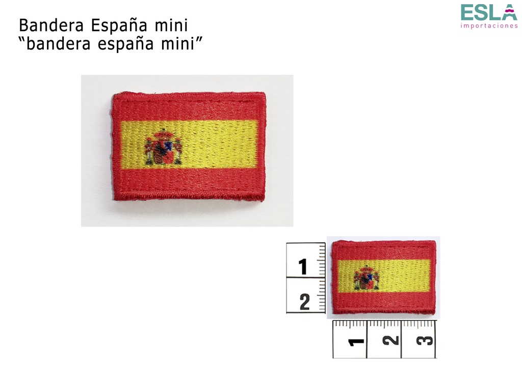 TERMOADHESIVO BANDERA ESPAÑA MINI