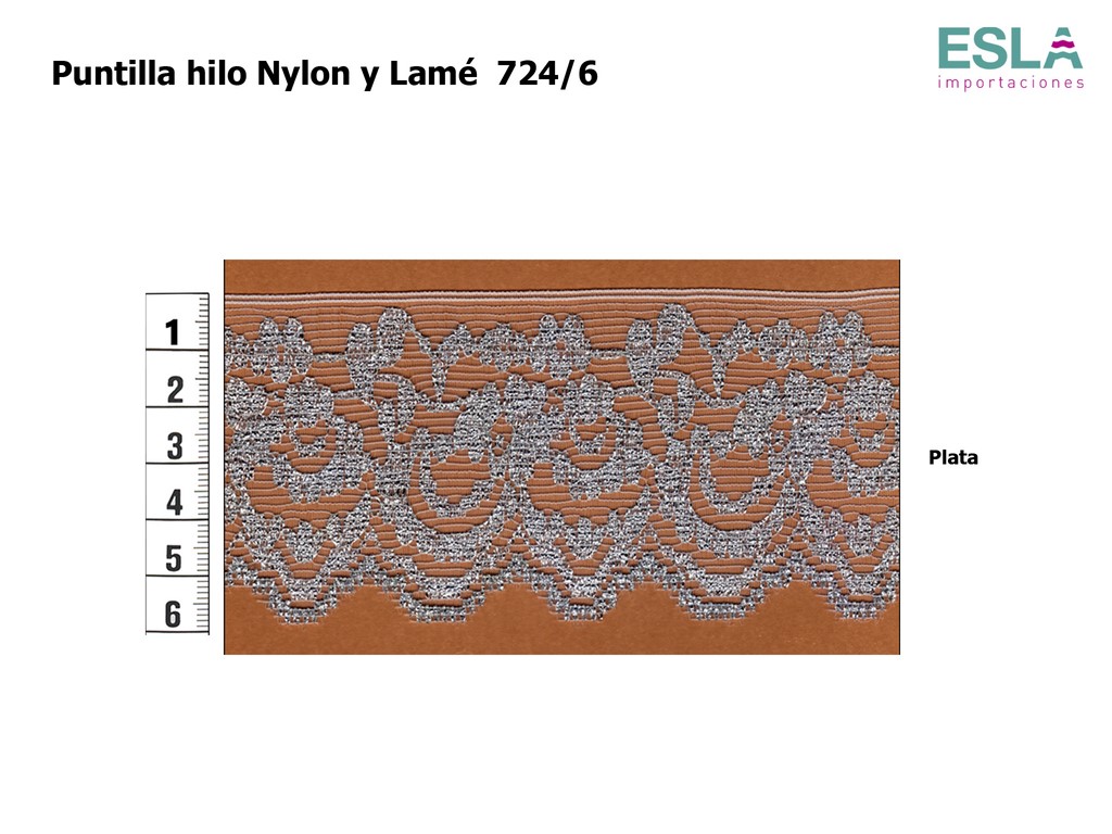 PUNTILLA HILO NYLON Y LAME 724