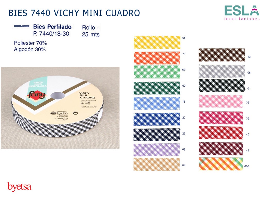 BIES 7440 VICHY MINI CUADRO