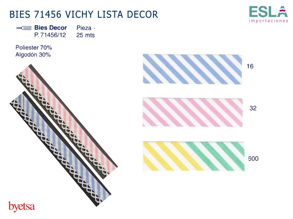 BIES 71456 VICHY LISTA DECOR