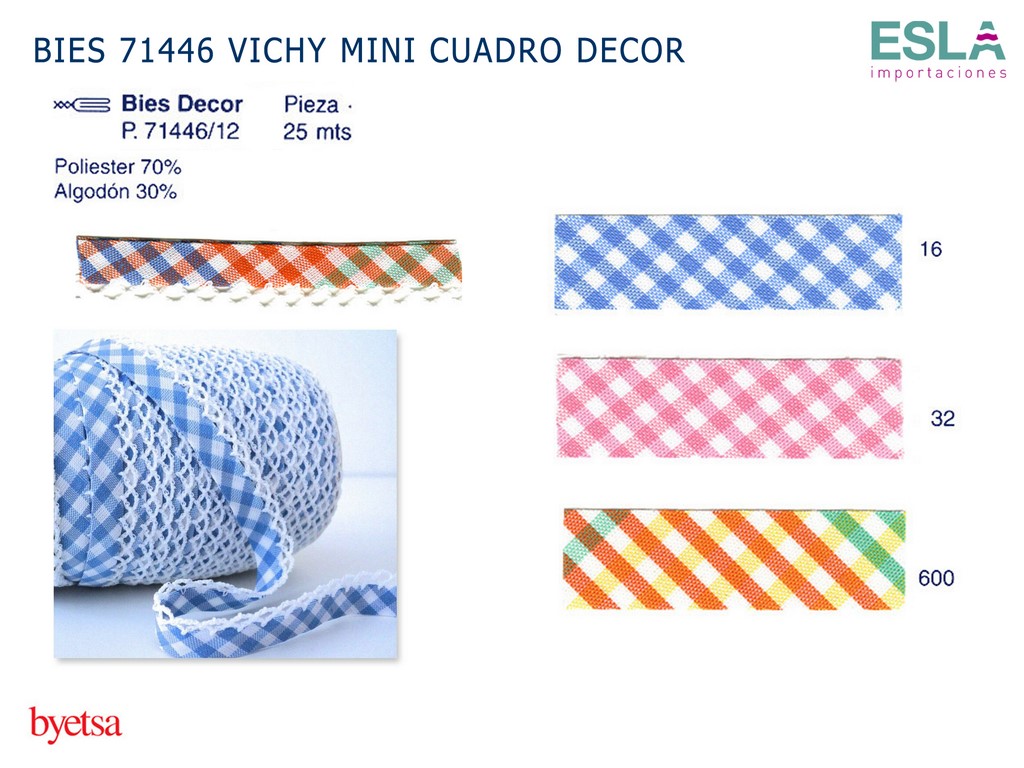 BIES 71446 VICHY MINI CUADRO DECOR