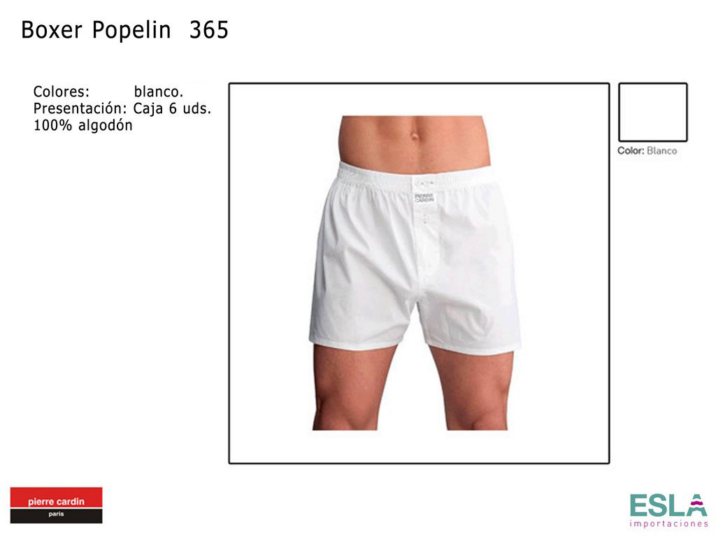 BOXER POPELIN 365