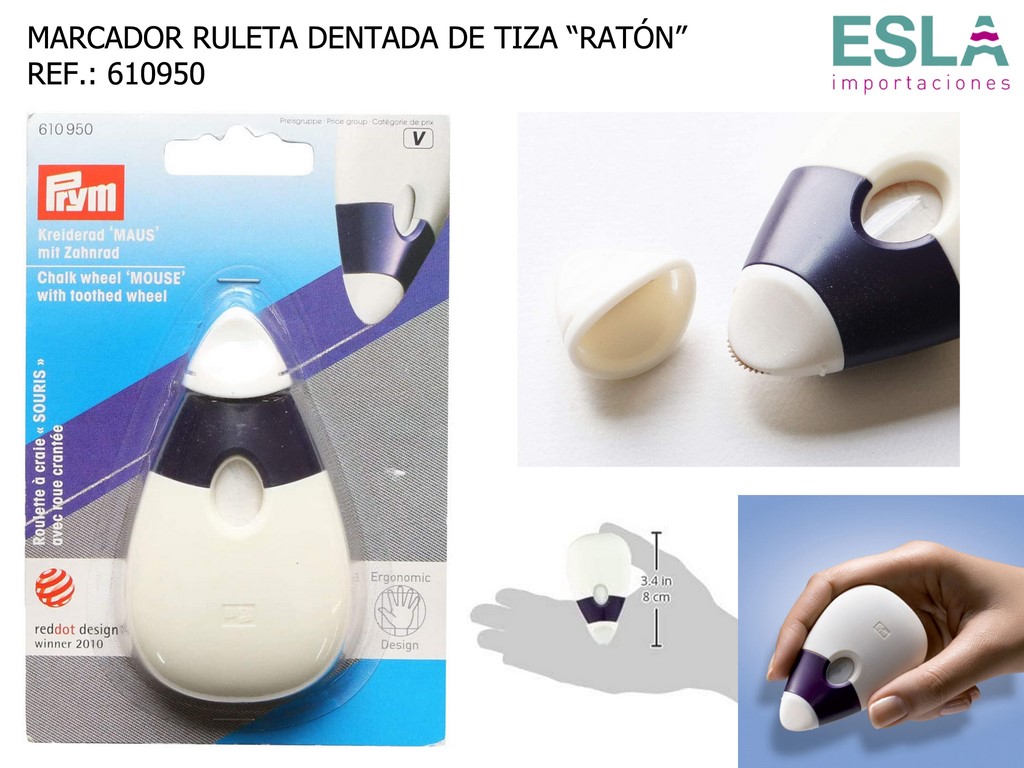 RULETA MARCADOR TIZA DENTADA 610950