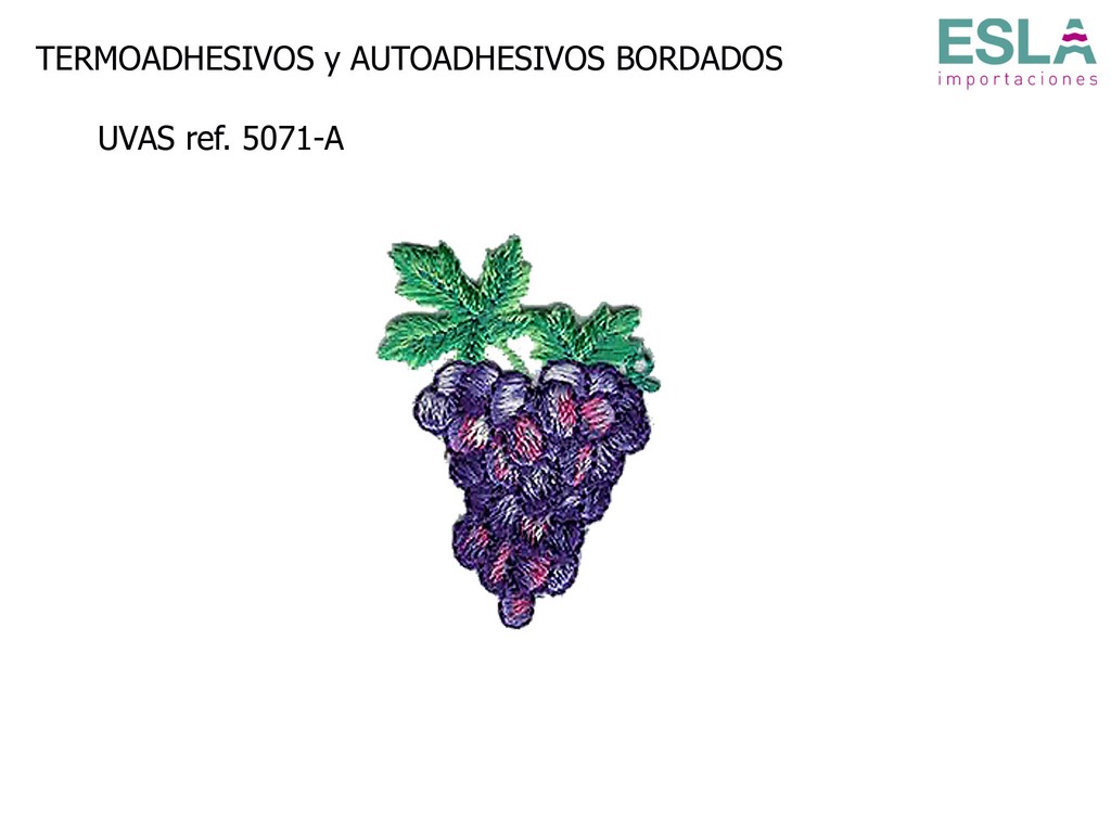 TERMOADHESIVO BORDADO UVAS 5071-A