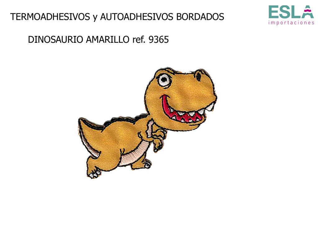 TERMOADHESIVO BORDADO DINOSAURIO 9365