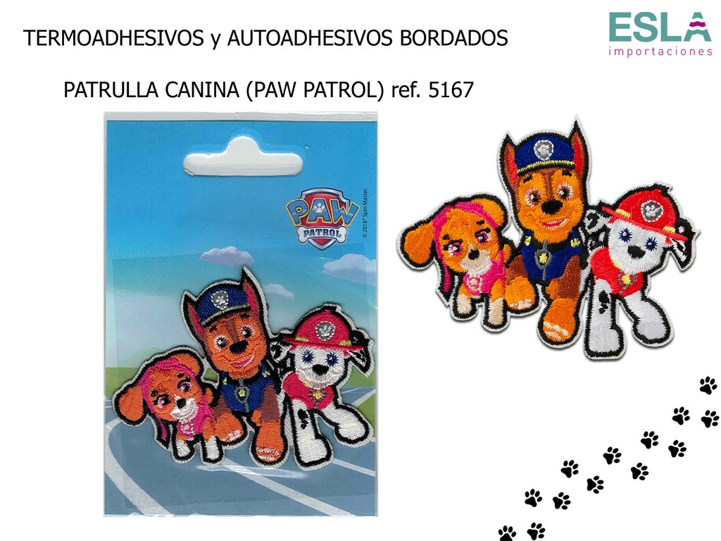 Parche Termoadhesivo Patrulla Canina Chase Sonriente