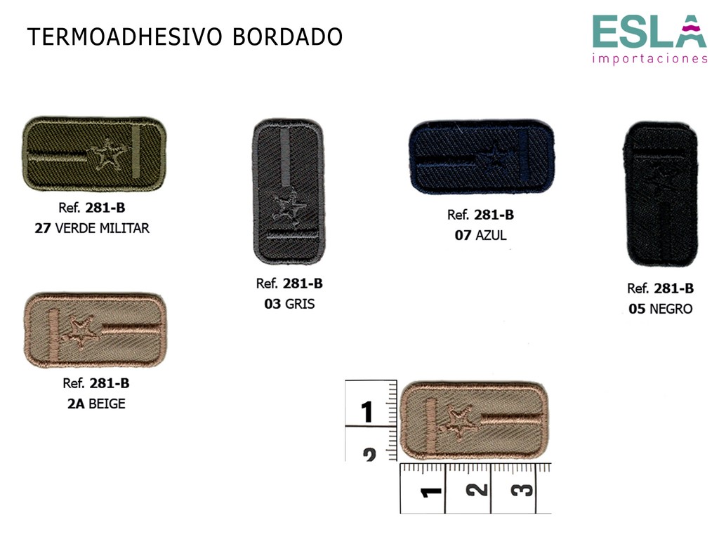 TERMOADHESIVO BORDADO ESTRELLA 281-B