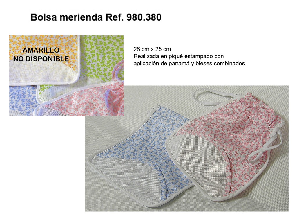 BOLSA MERIENDA 980380