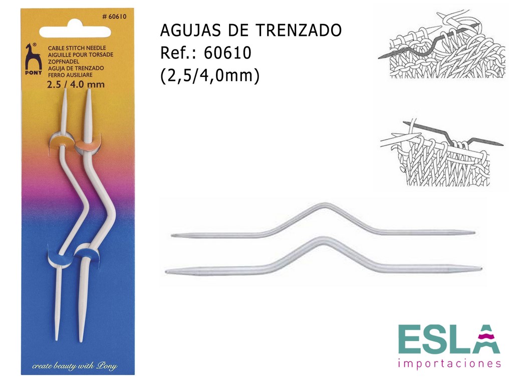 AGUJAS TRENZAR 60610