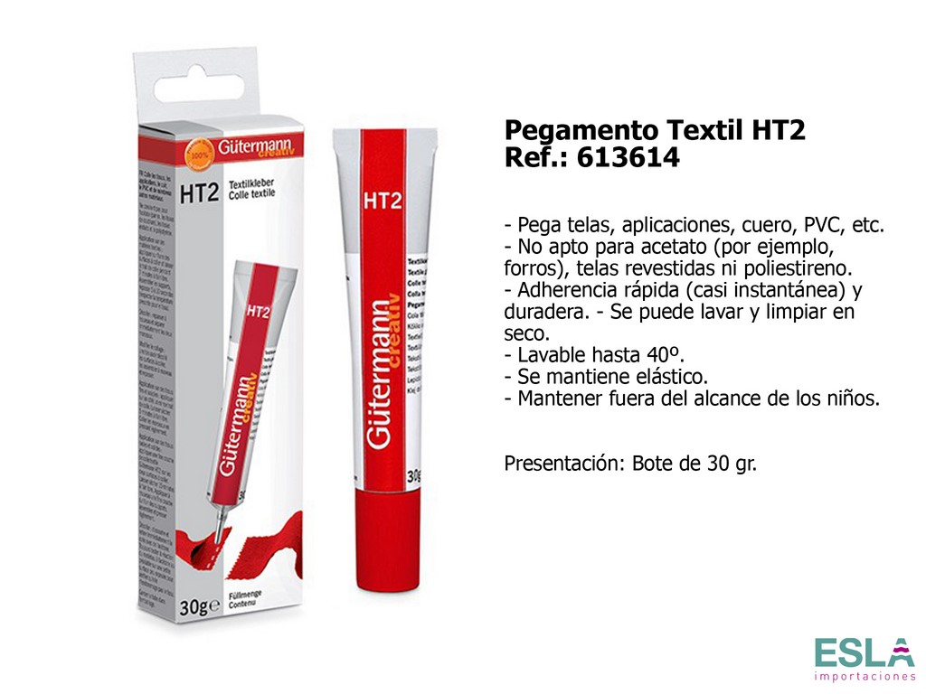 Pegamento Textil Sin Disolventes Gütermann HT2