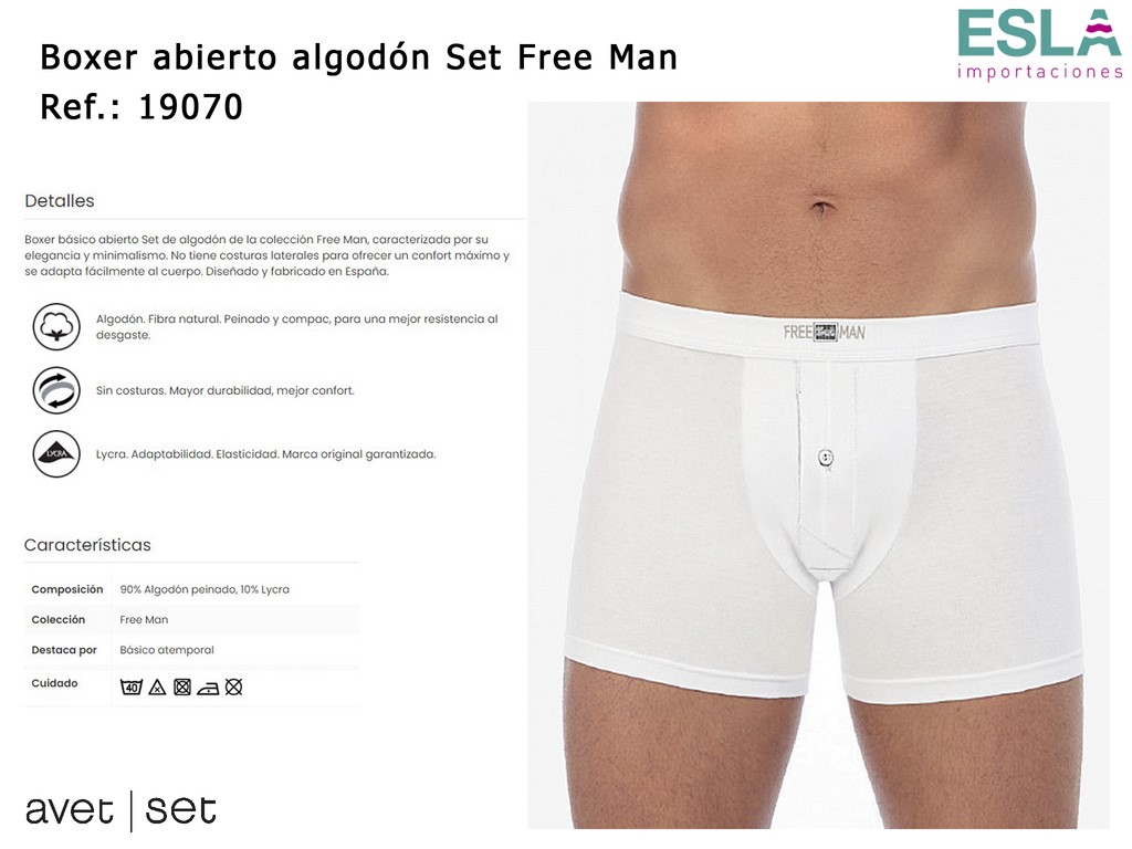 BOXER ABIERTO 19070 AVET SET