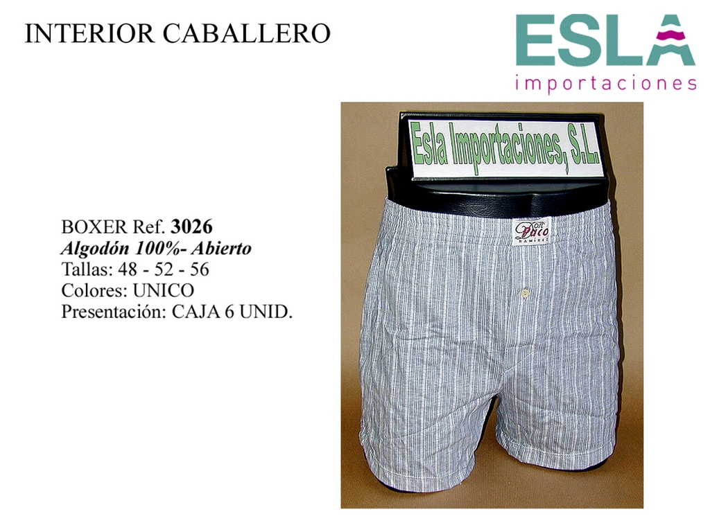 BOXER CABALLERO 3026