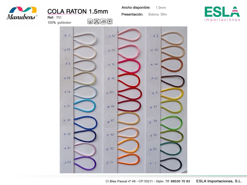 751 COLA RATON 1,5MM