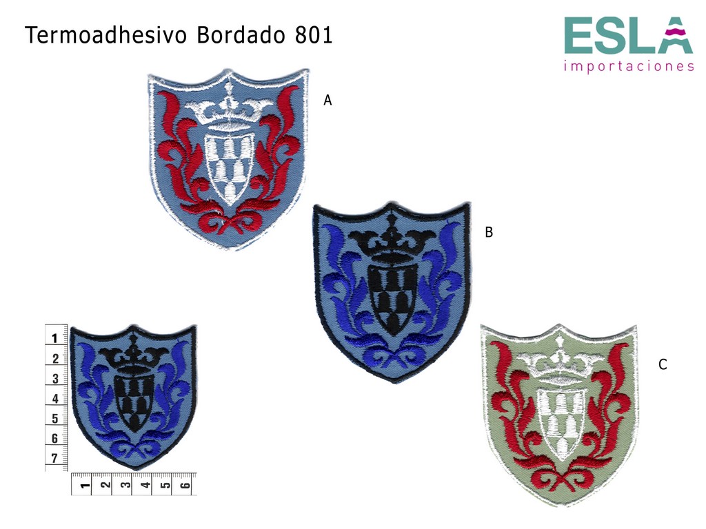 TERMOADHESIVO BORDADO 801