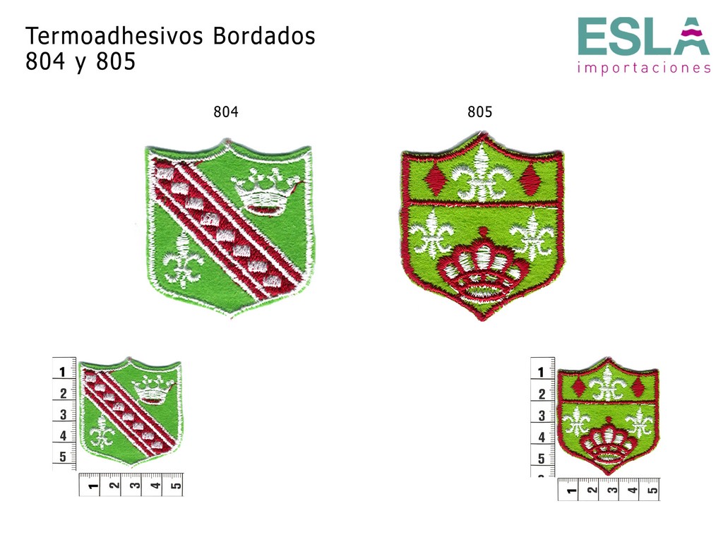 TERMOADHESIVO BORDADO 804 Y 805