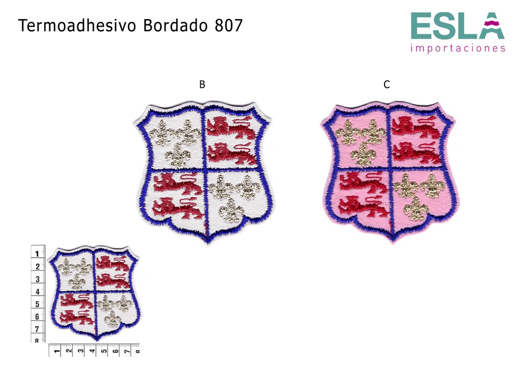 TERMOADHESIVO BORDADO 807