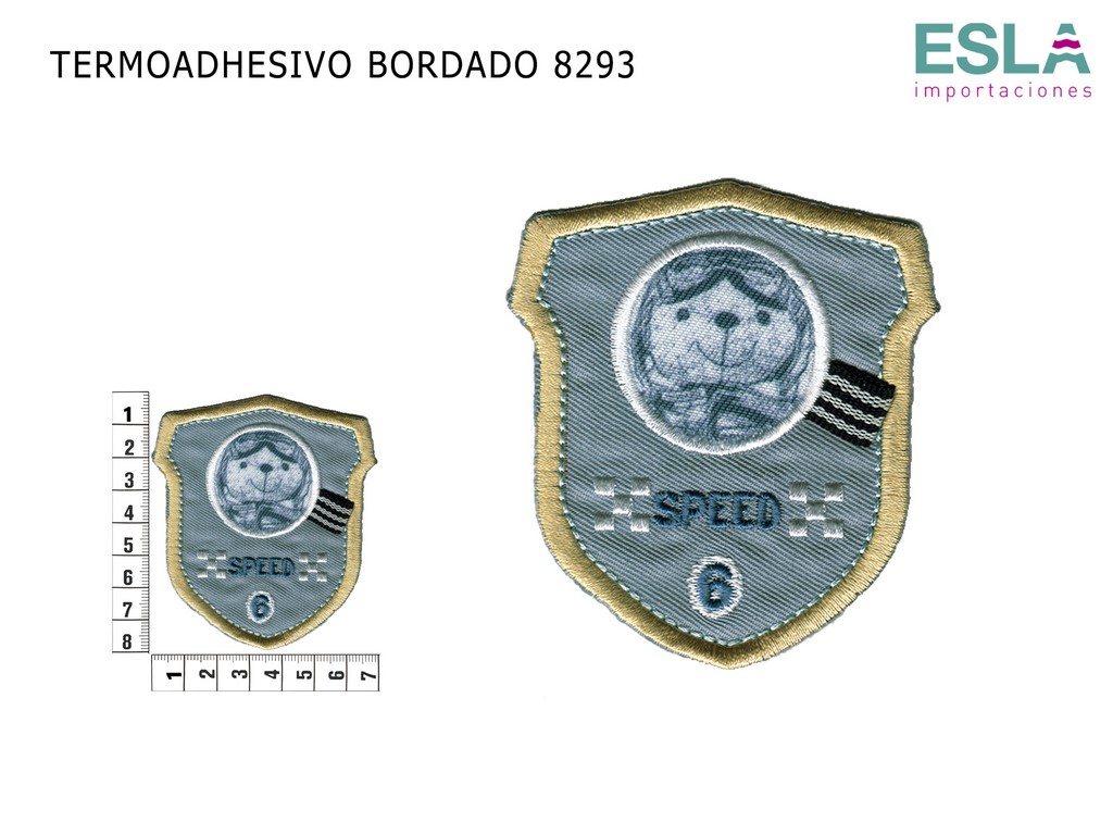 TERMOADHESIVO BORDADO ESCUDO SPEED 8293